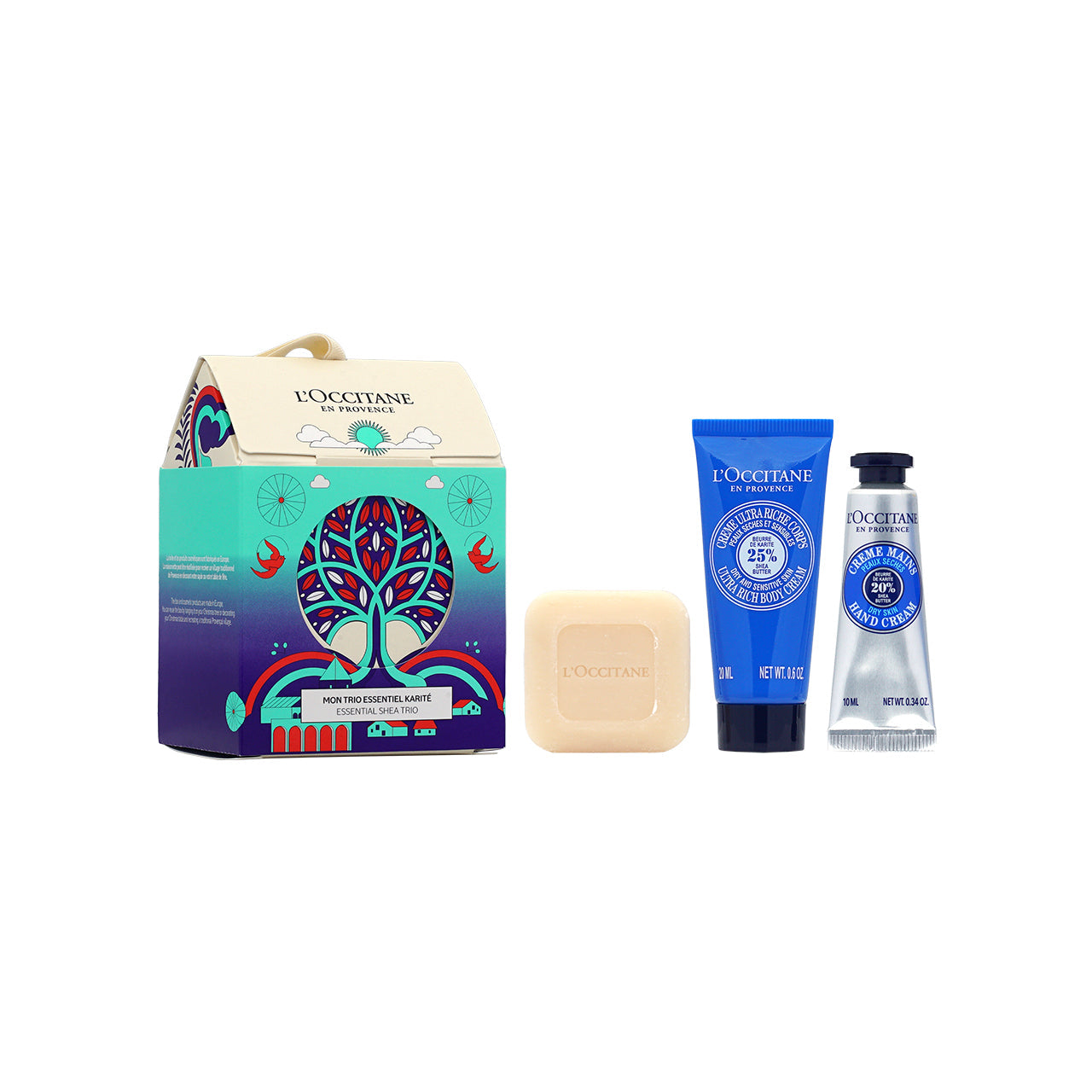 L'occitane Shea Butter Body Care Set 3pcs