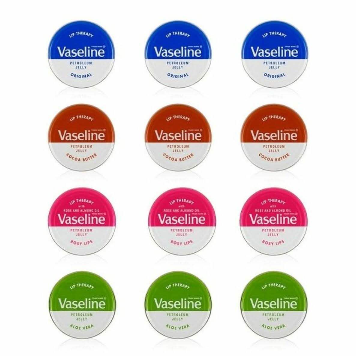 12-Pack: Assorted Vaseline Assorted Lip Balm
