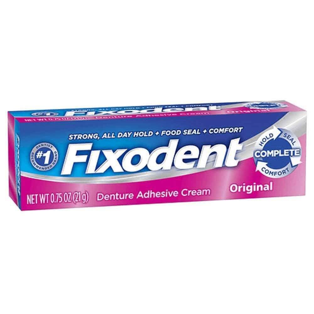 12-Pack: Fixodent Original Denture Strong Hold Adhesive Cream