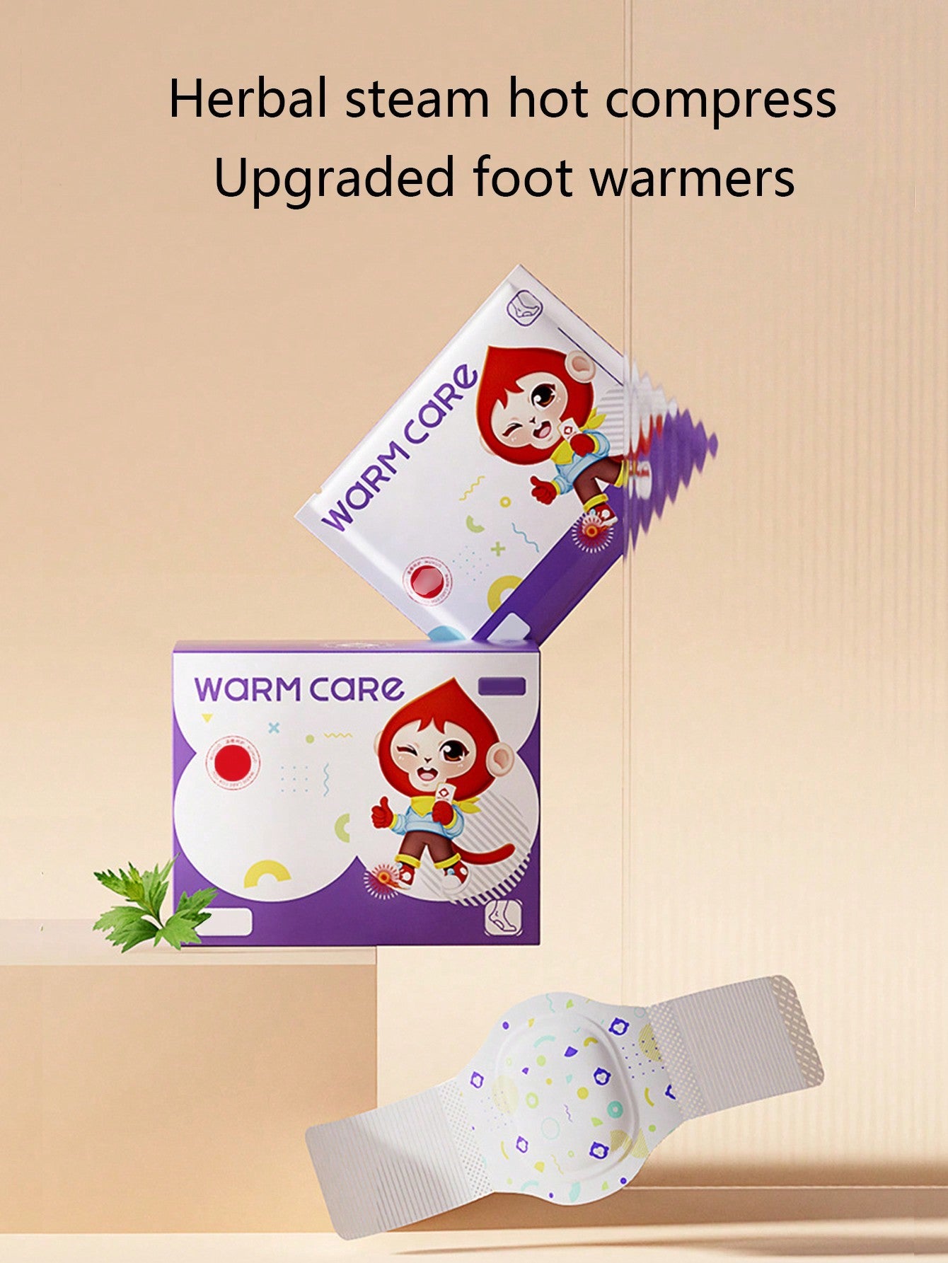 5 Pairs / 10 pcs Foot Warmer Stickers , Winter Foot Self-heating Stickers , PortableDisposable Heating Warm Cold Stickers