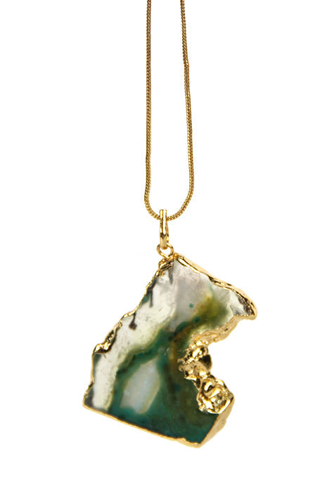 Agate Slice Necklace