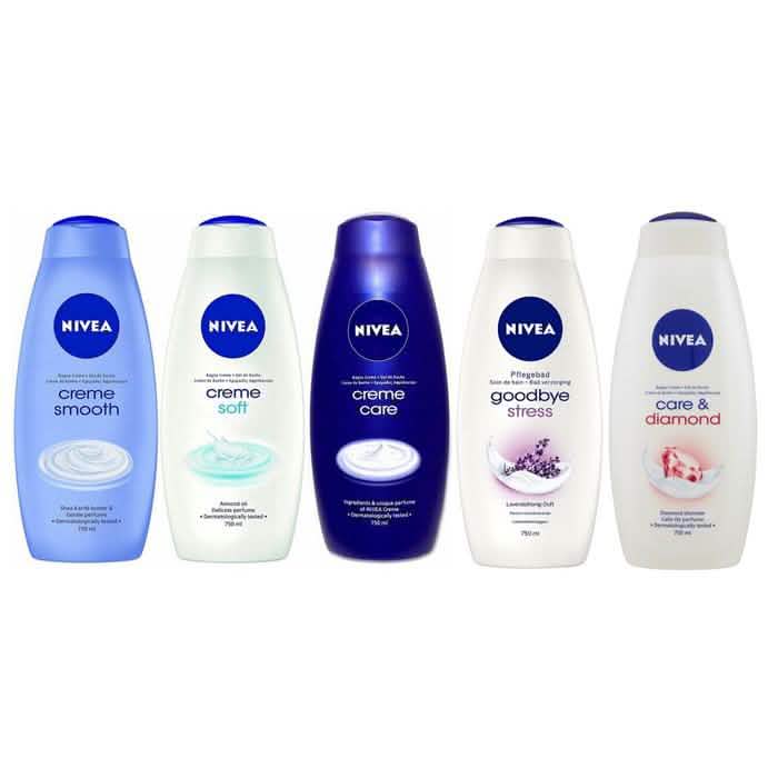 5-Pack: Nivea Nourishing Body Wash