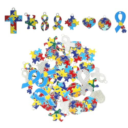 lisafinding 20pcs Mixed Enamel Rainbow Color Charms Pendants for DIY Necklace Bracelet Earring Jewelry Making Charms Pendants