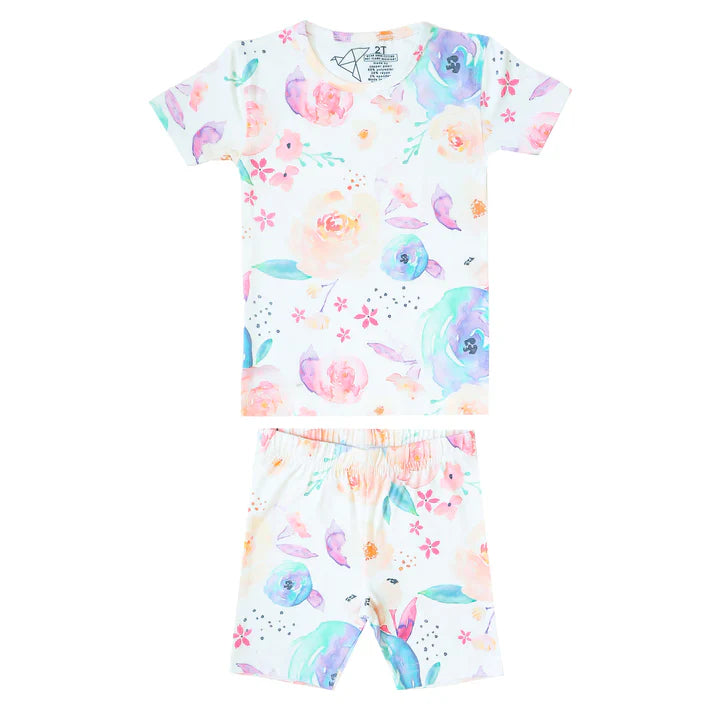 Copper Pearl Bloom 2pc Short Sleeve Pajama Set