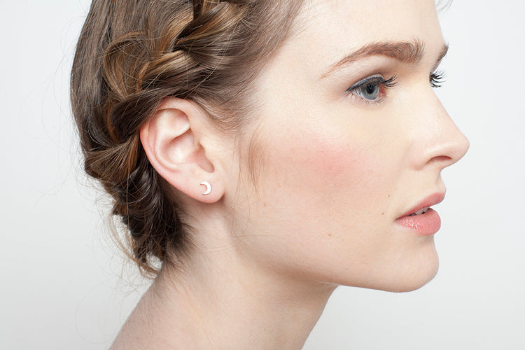 Jen Ellis - Moon Earrings