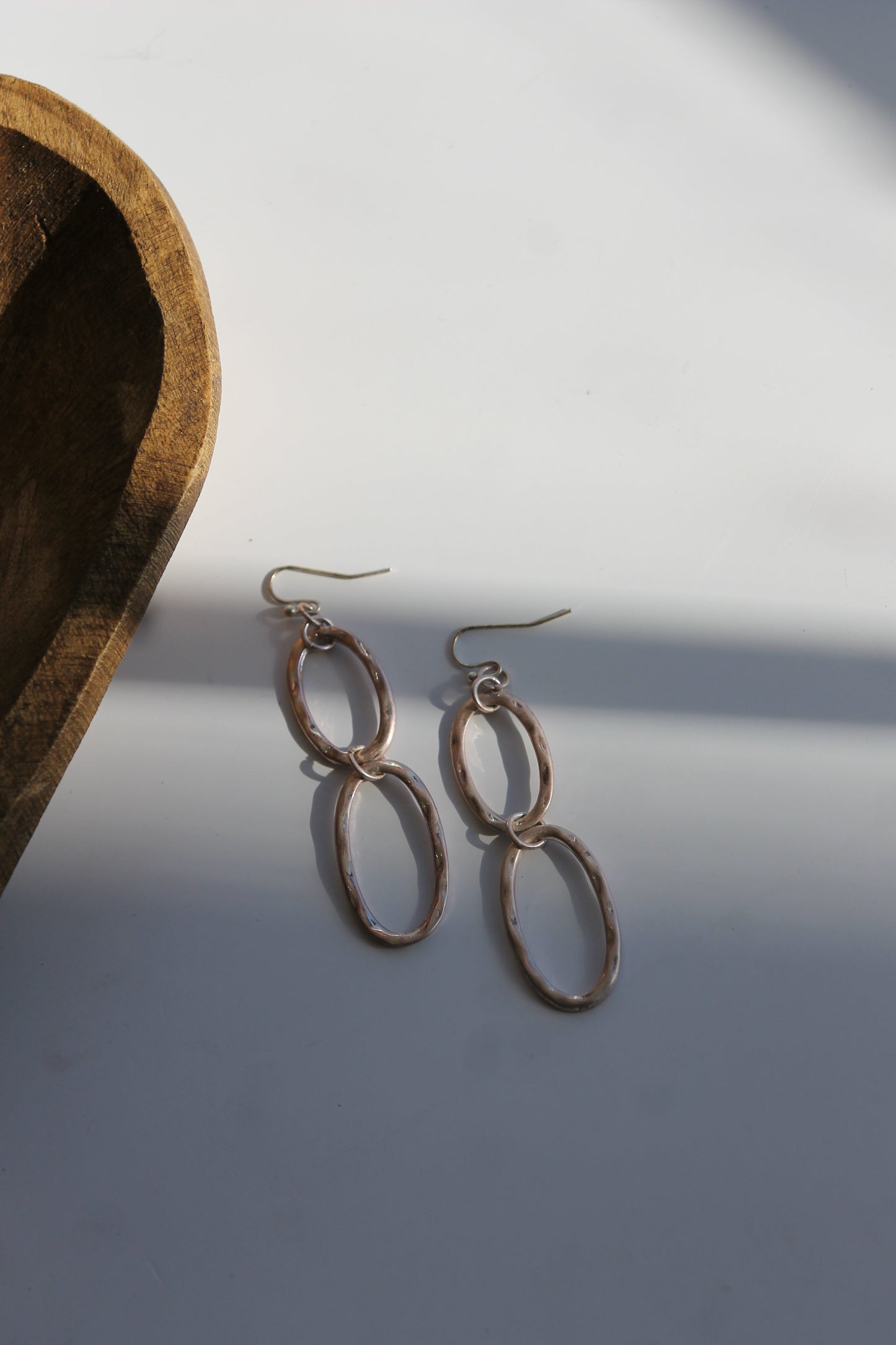 Silver Chain Link Earrings