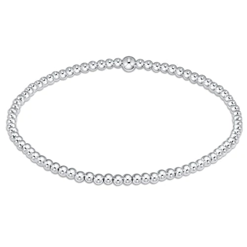 Classic 2.5mm Sterling Silver Bead Bracelet | enewton extends