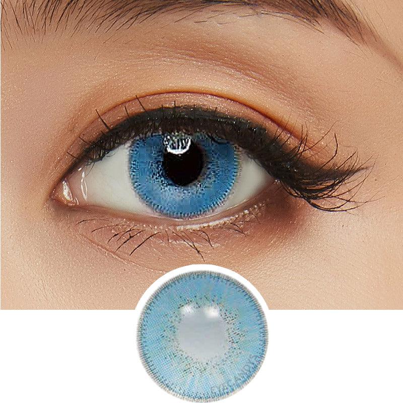 Innovision Luxury Sapphire Natural Color Contact Lens for Dark Eyes - EyeCandys