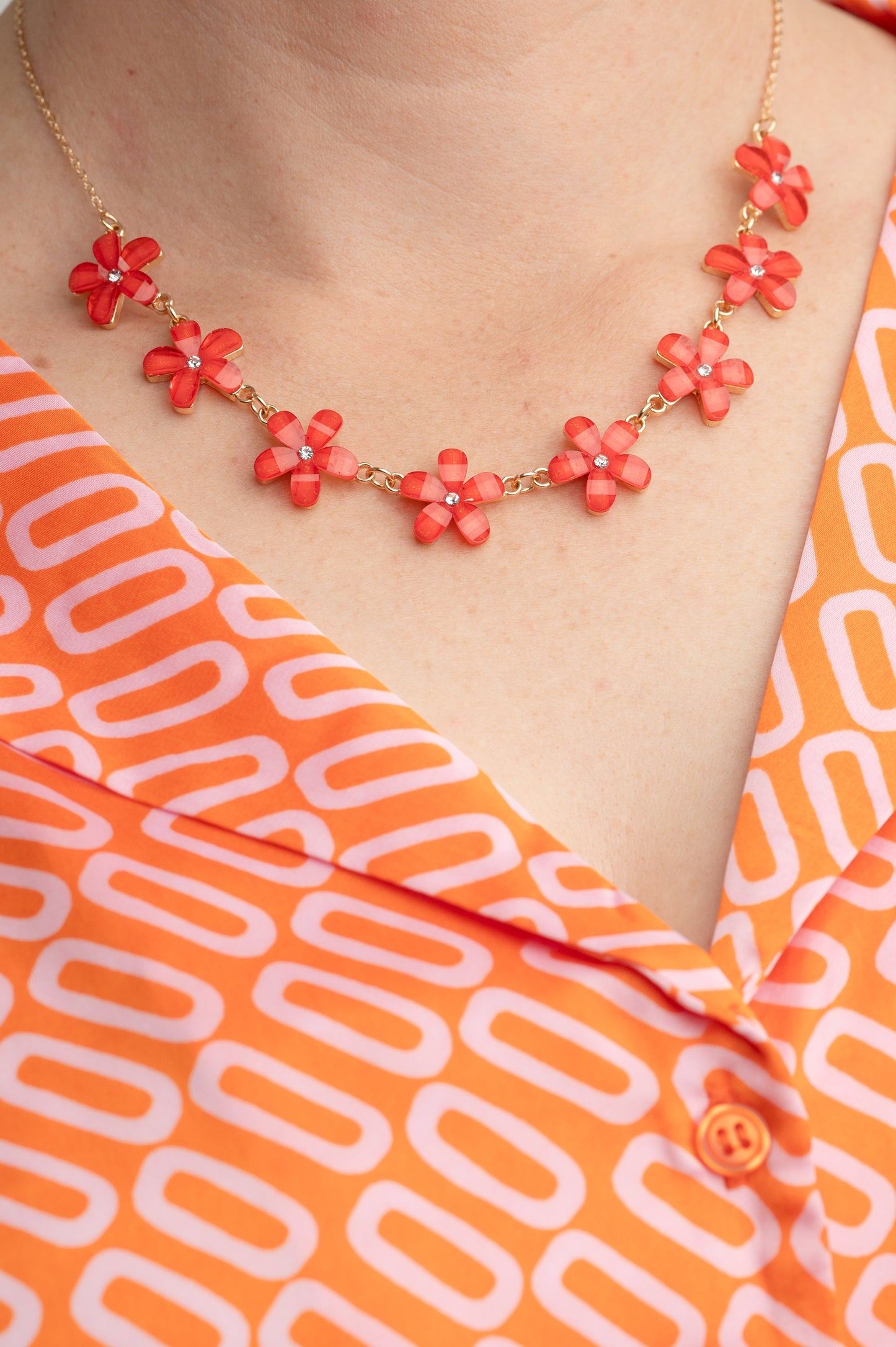 Type 1 Cherry Blossom Necklace/Earring Set