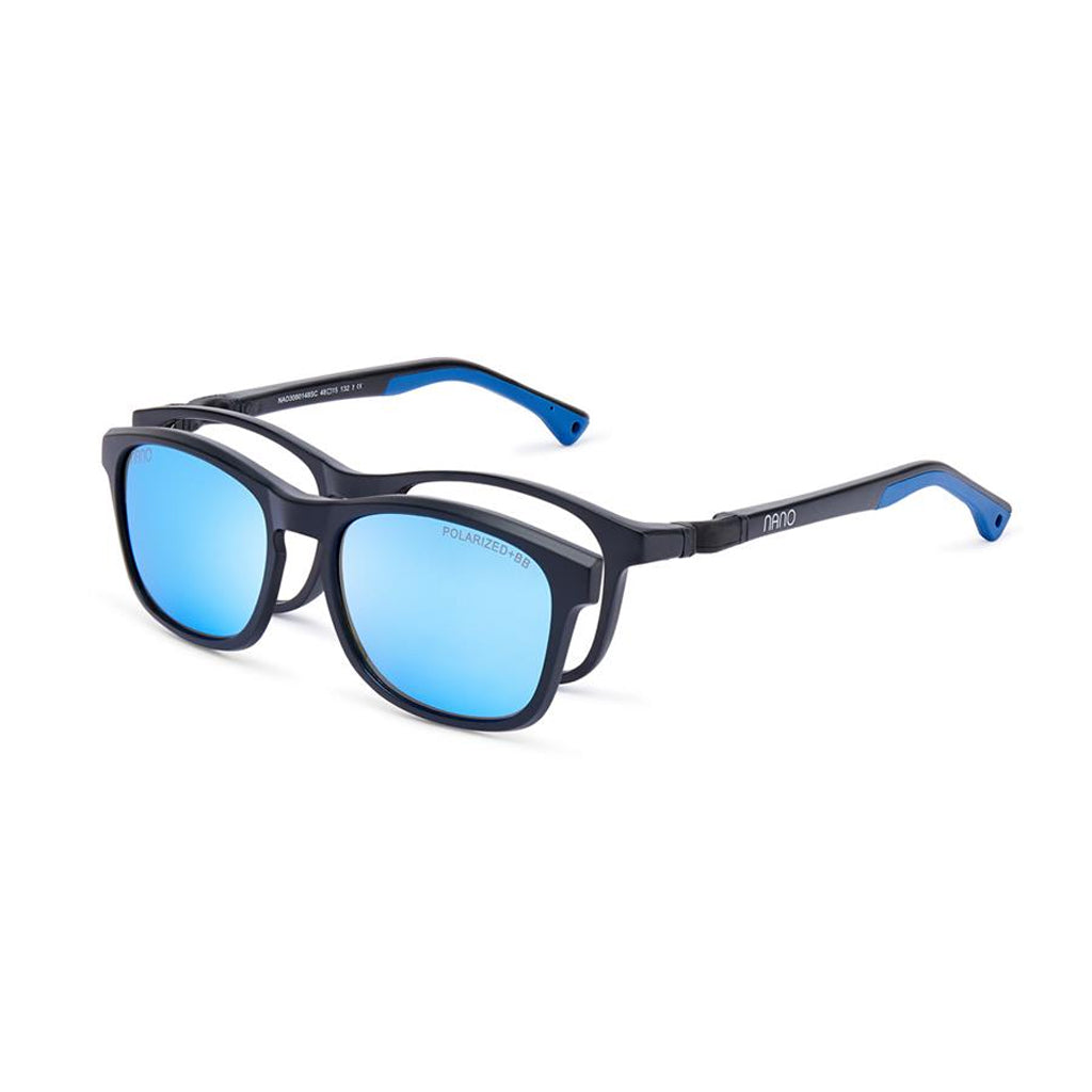 Nano Power Up Solar Clip Black/Blue angled view