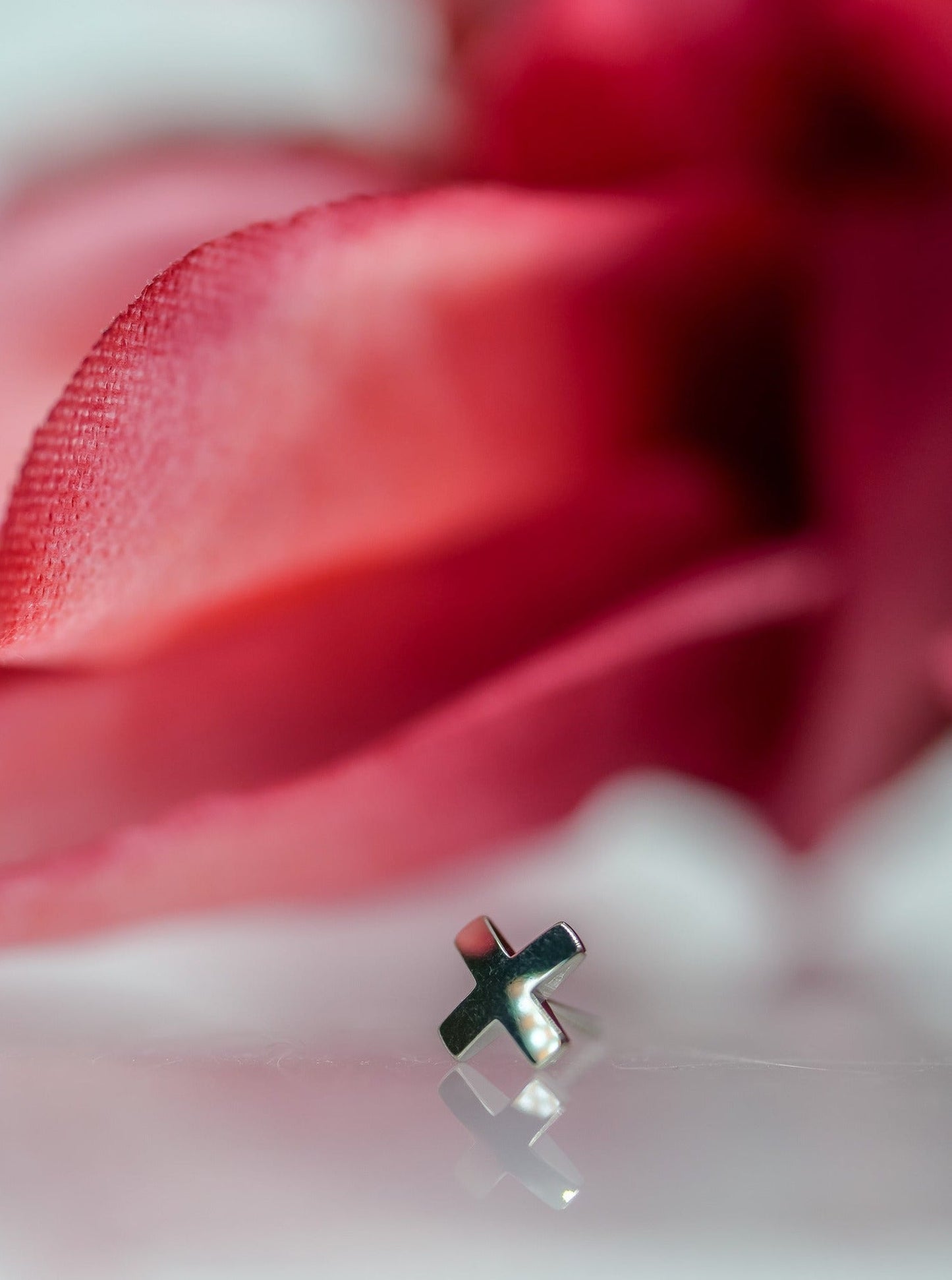 X - Titanium Threadless End Standard Jewelry