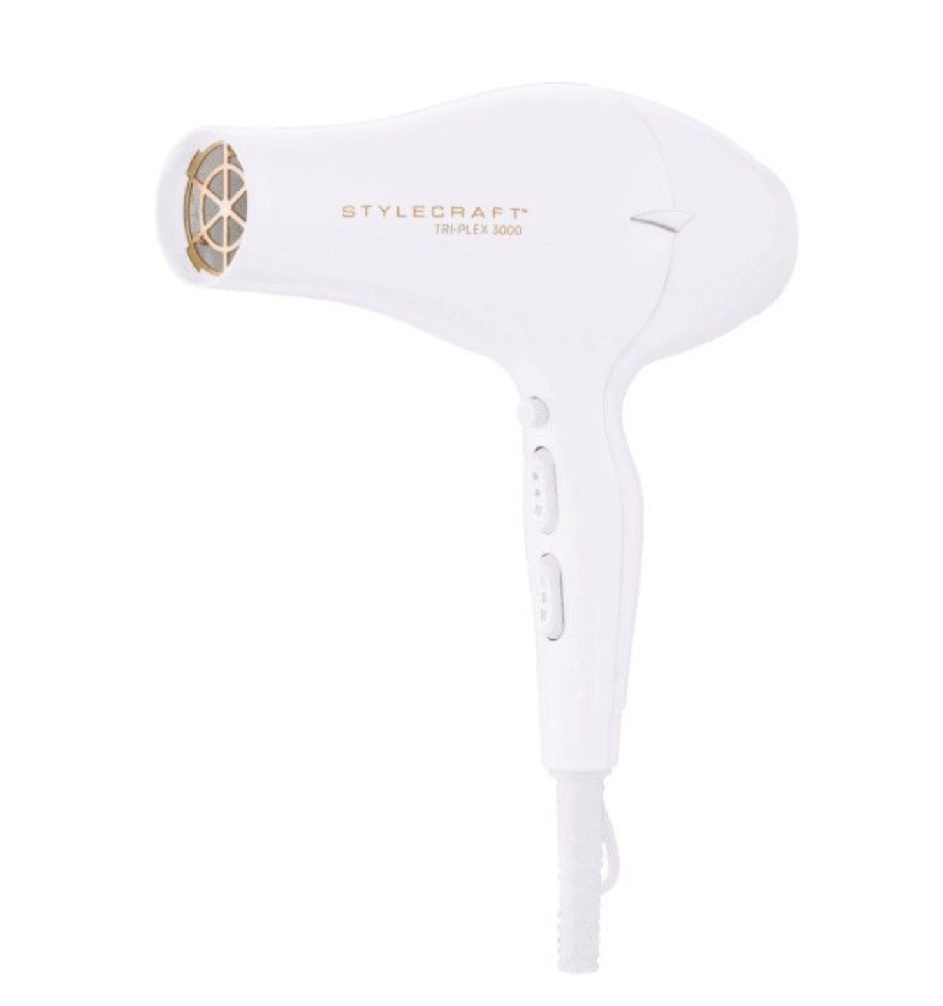 StyleCraft Tri-Plex 3000 Professional Hair Dryer 2000W White