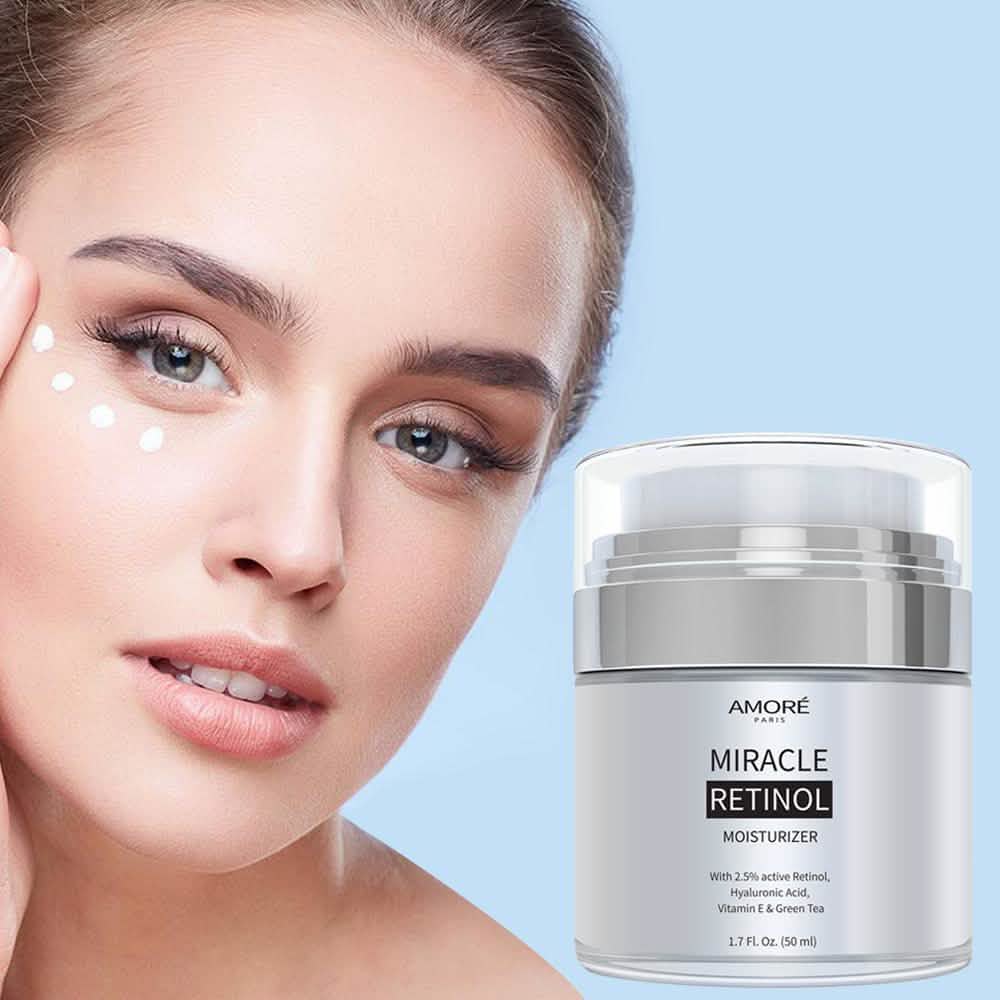 AMORÉ PARIS Retinol 2.5% High Potency Anti-Aging Moisturizer - 1.7 Fl. Oz.