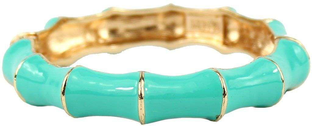 Bamboo Bangle in Turquoise by Pink Pineapple