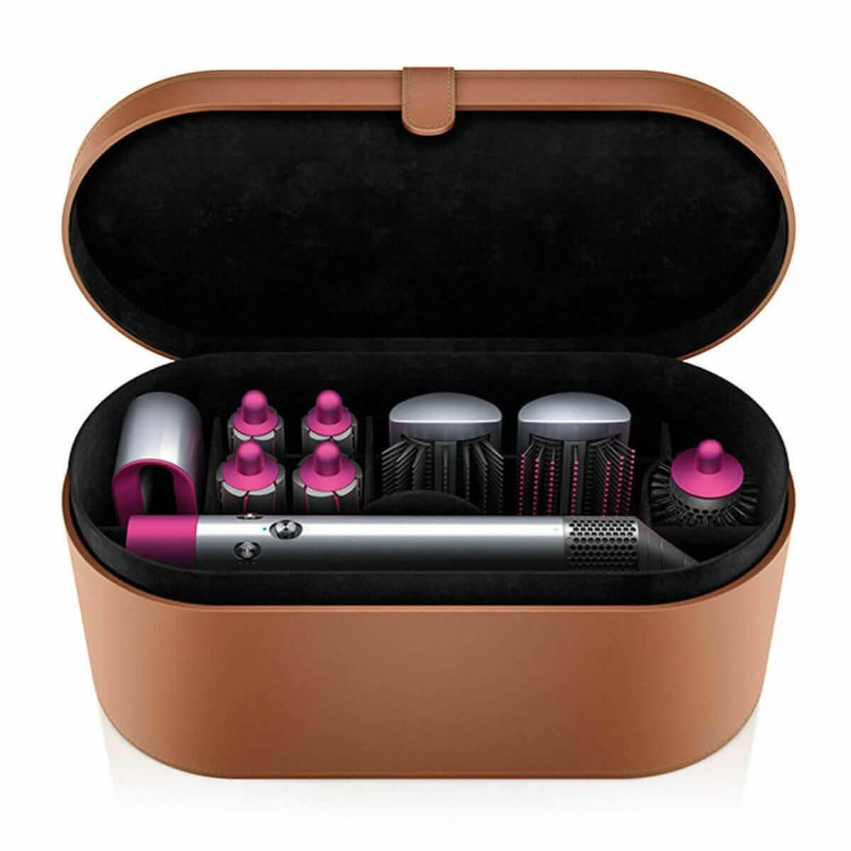 Dyson Large Tan Storage Case for Airwrap Stylers (Refurbished)