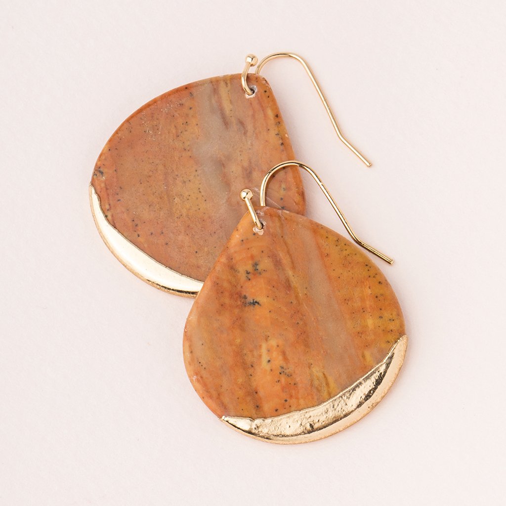 Scout - Stone Dipped Teardrop Earring