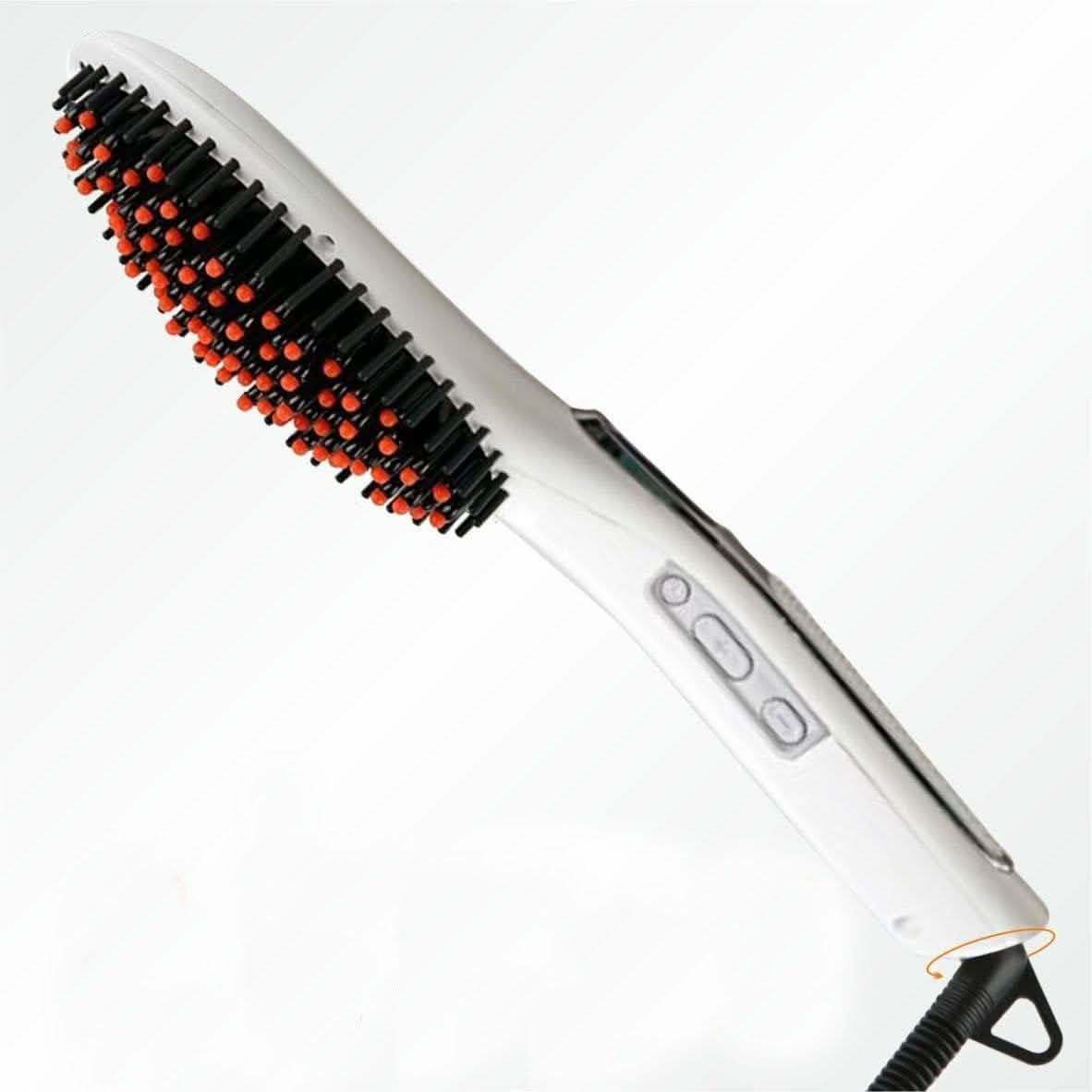 Hair Straightening Brush ION heating technology, Temperature Control