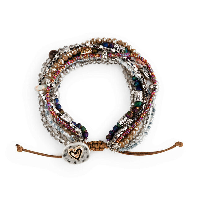 Beaded Prayer Bracelet - Multiple Colors Available - Hair With A Cause Oncology Boutique