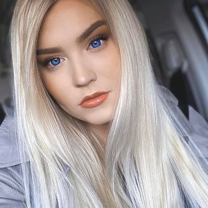 Natsumi Blue Colored Contacts