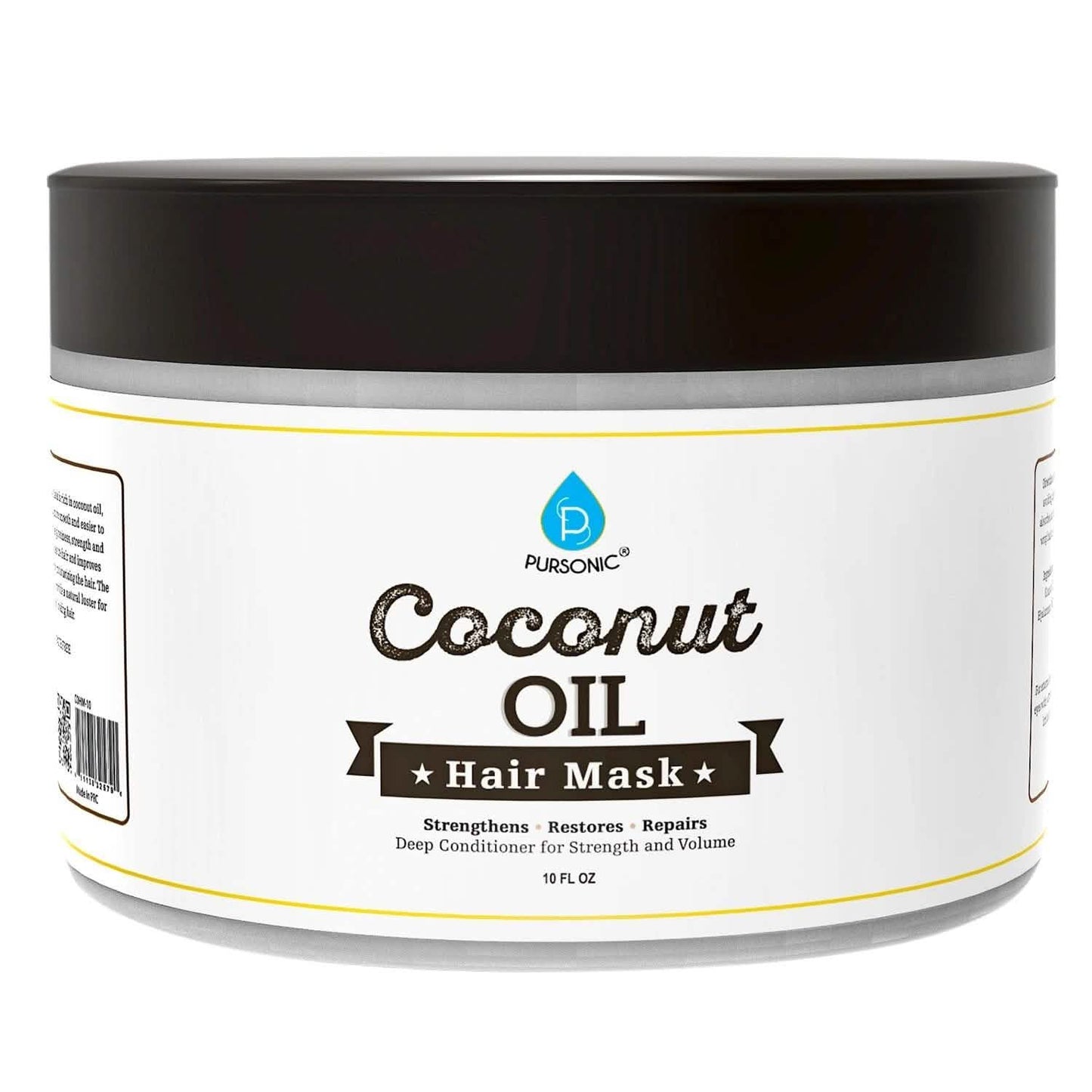 Pursonic Coconut Oil Hair Mask 10 oz