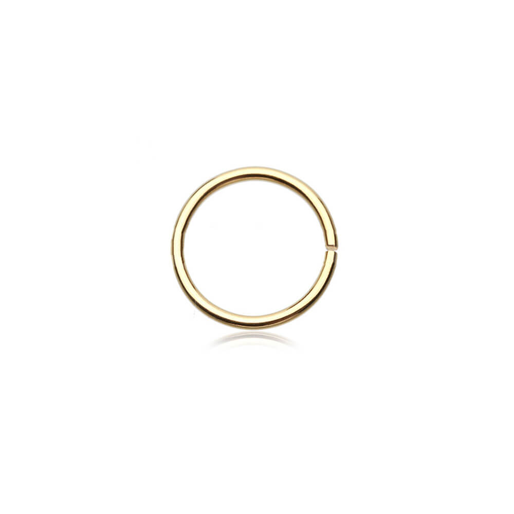 Seamless Ultra Thin Nose Hoop Ring. Shop Jewelry on Mounteen. Worldwide shipping available.
