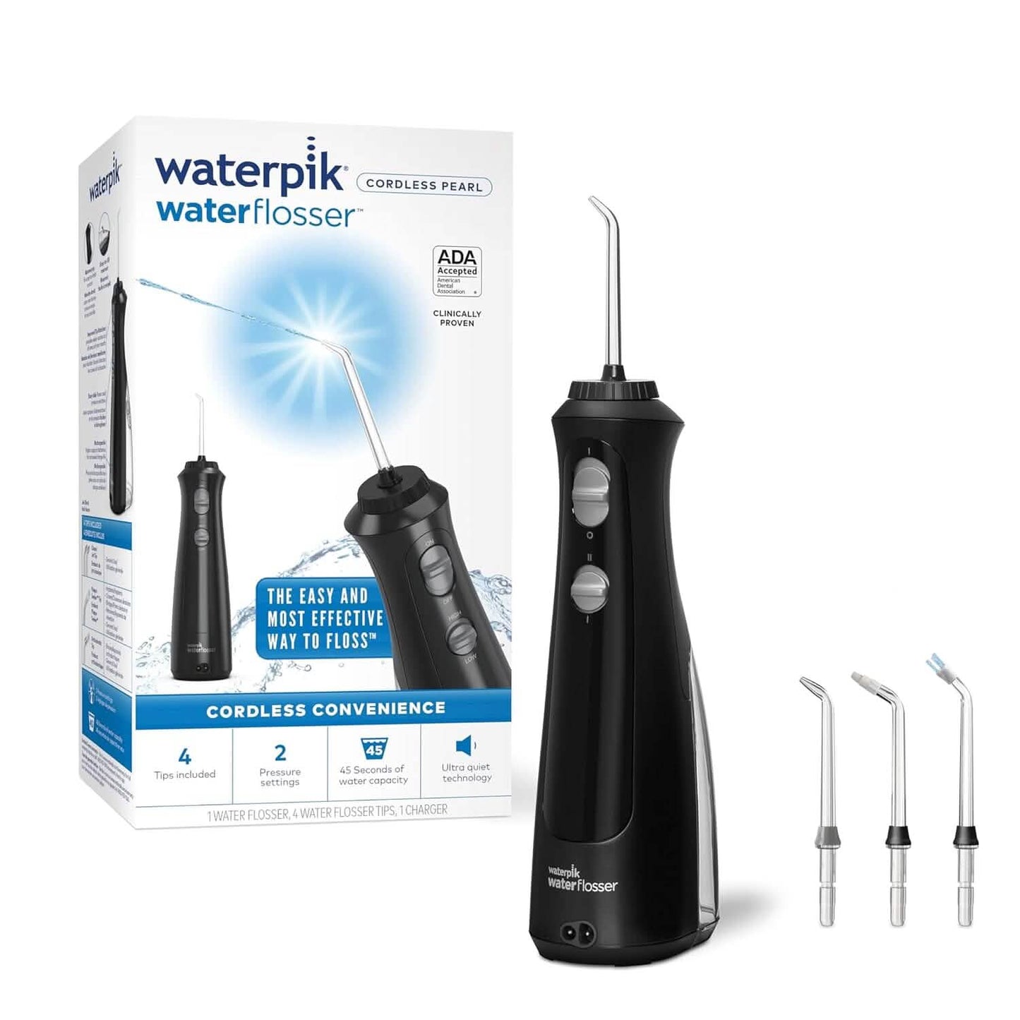 Waterpik Cordless Pearl Water Flosser (Refurbished)