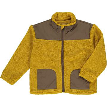 Me & Henry Husky Sherpa Jacket | Gold/Brown