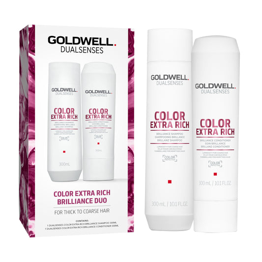 Goldwell Dualsenses Color Extra Rich Brilliance Shampoo & Conditioner 300ml Duo Pack