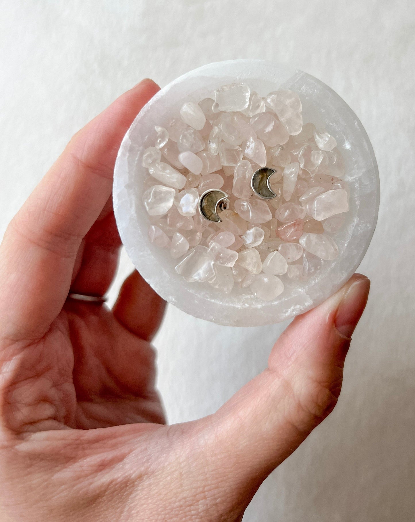 Moon Sterling Silver Earrings