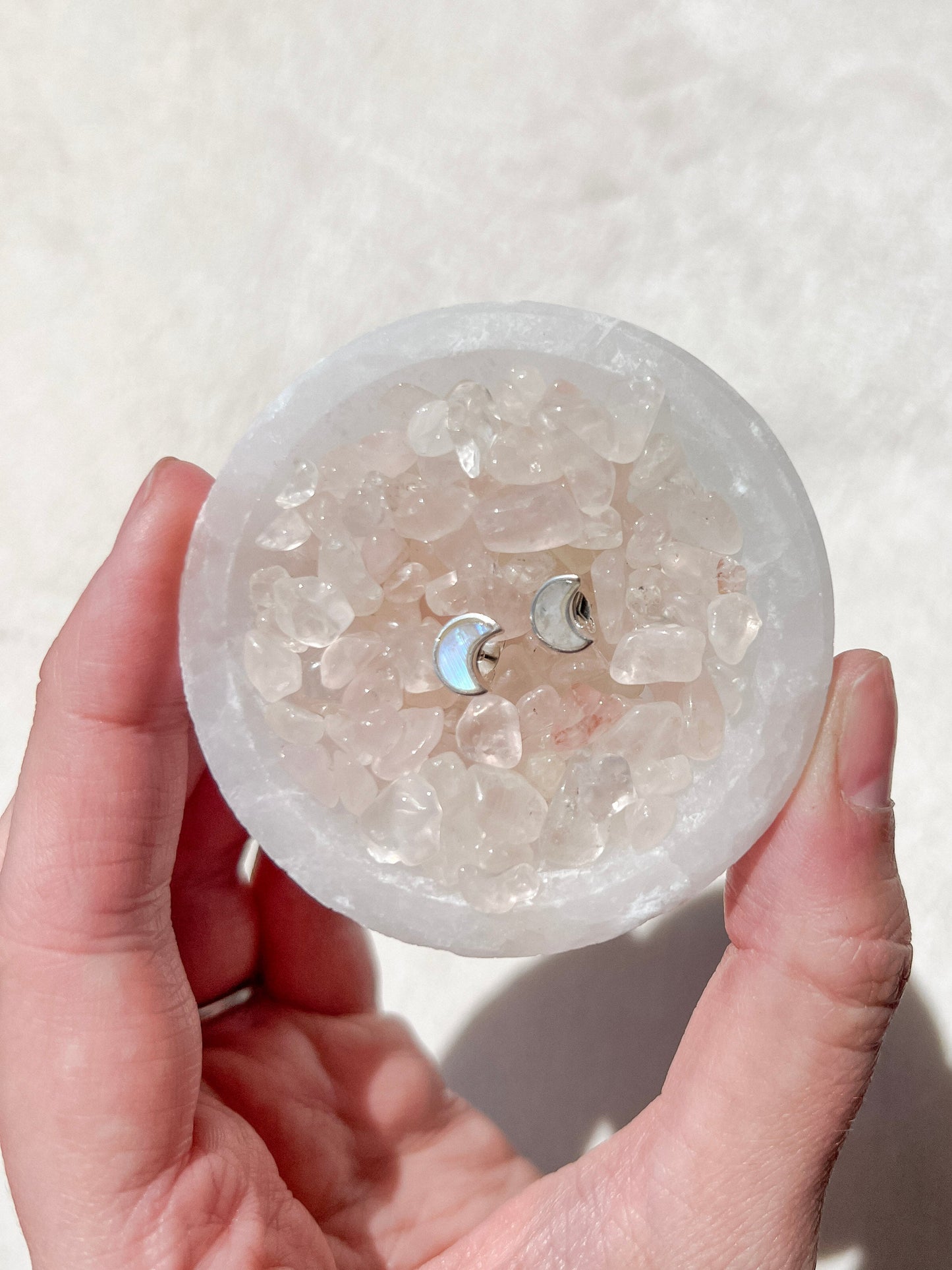 Moon Sterling Silver Earrings