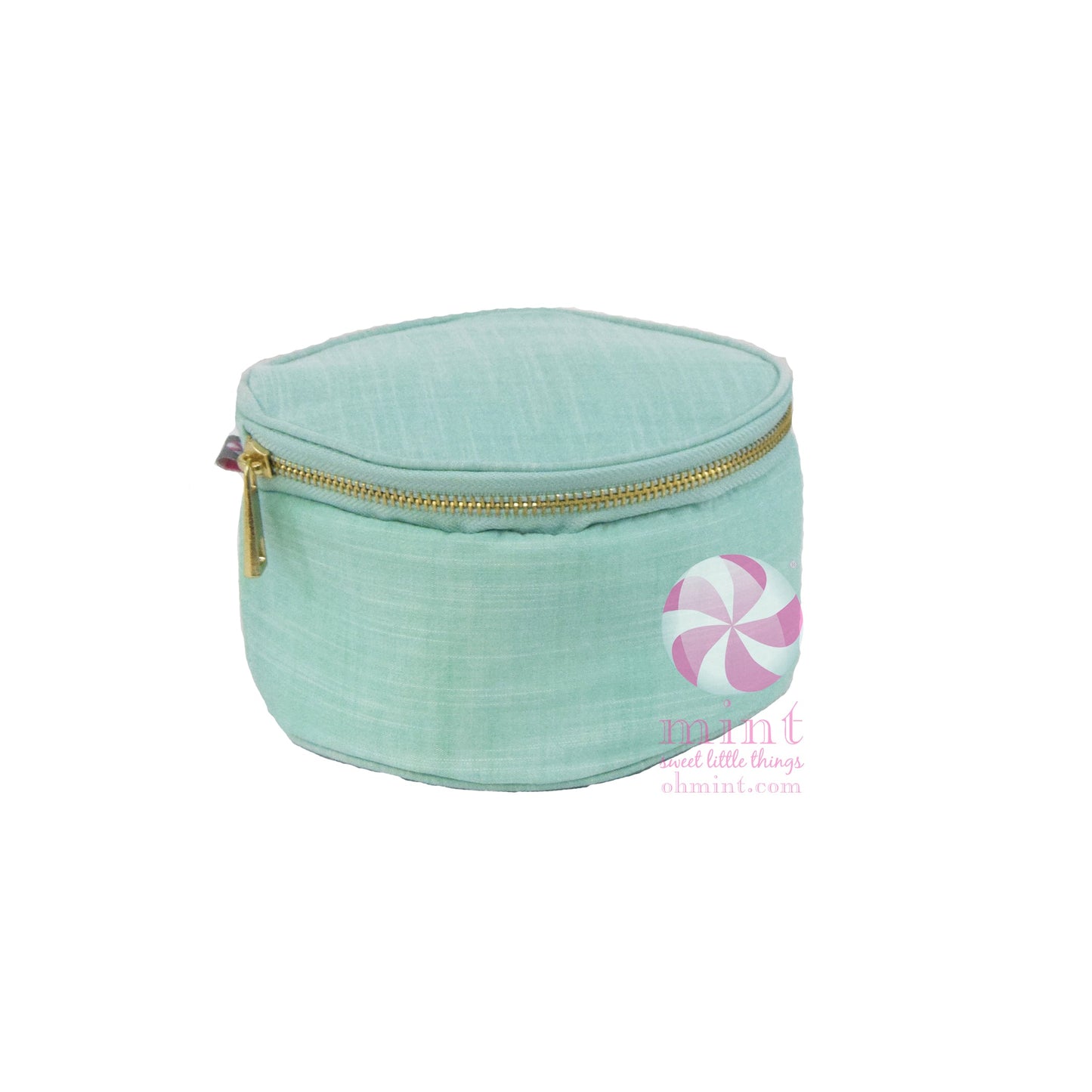 Monogrammed Button Jewelry Round