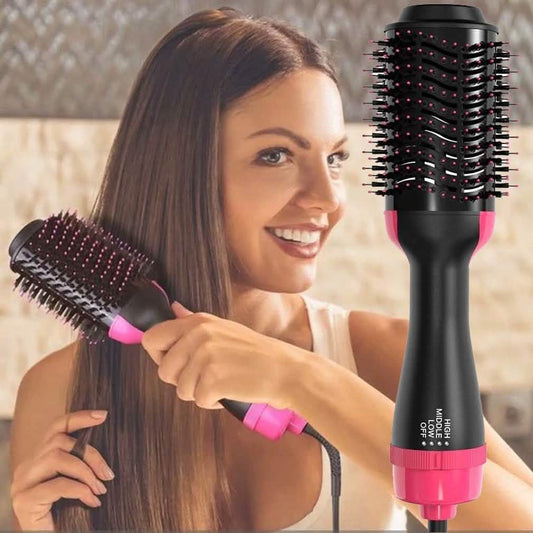 2-in-1 Hair Dryer Volumizer Hot Hair Brush Roller Comb