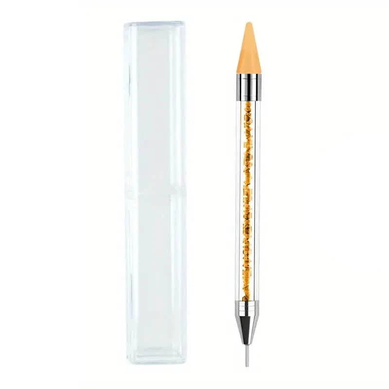 2-Pack: Nail Rhinestone Picker Dotting Tool Beauty & Personal Care Purple - DailySale