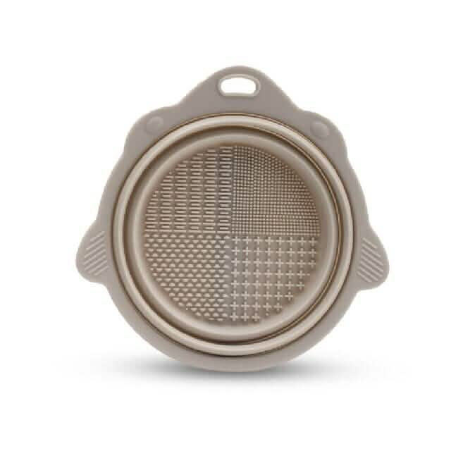 2-Pack: Silicone Foldable Makeup Brush Cleaning Pad Beauty & Personal Care Gray - DailySale