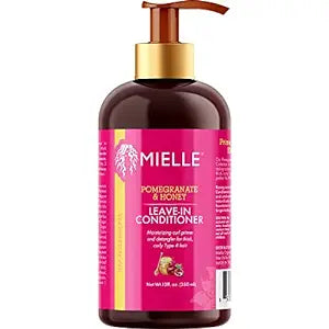 Mielle Organics Pomegranate & Honey Leave-In Conditioner, Moisturizing Curl Primer and Detangler
