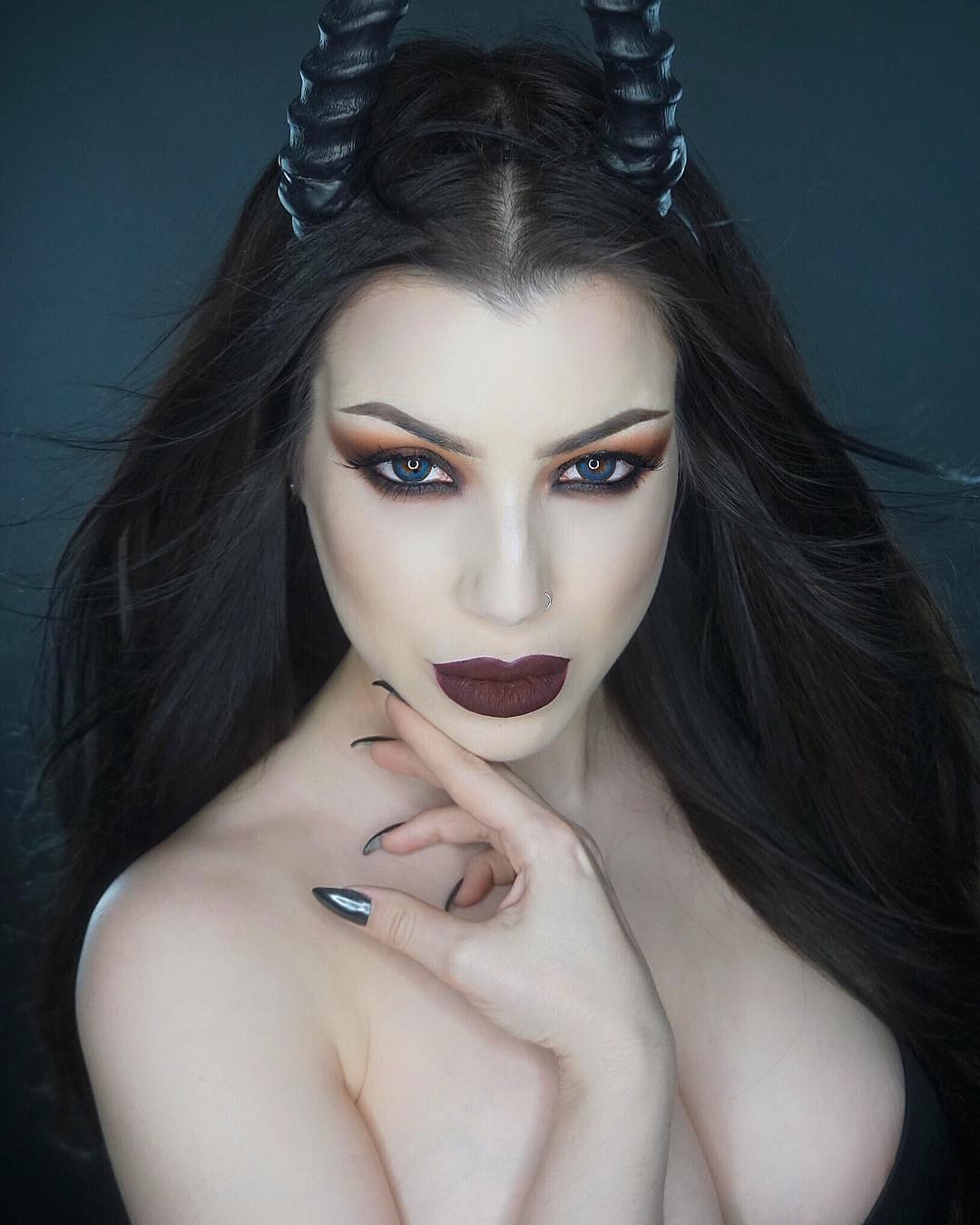 Natsumi Blue Colored Contacts