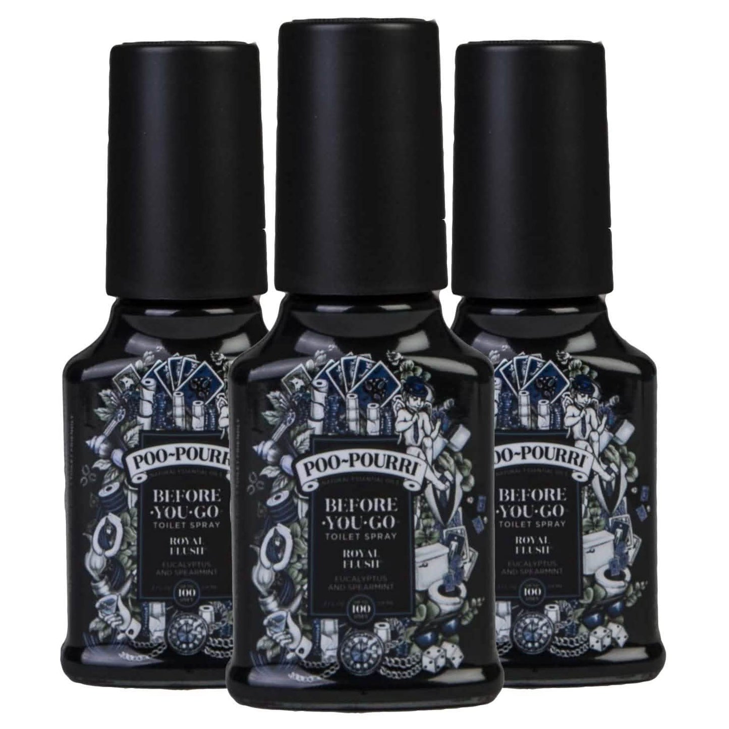 3-Pack: Poo-Pourri Before You Go Spray Beauty & Personal Care Royal Flush - DailySale