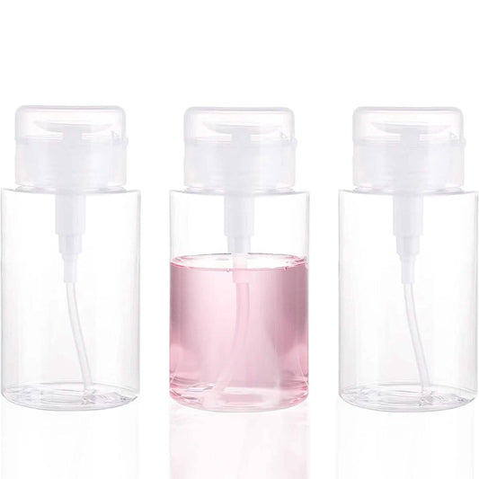 3-Pack: Push Down Empty Pump Dispenser Bottle