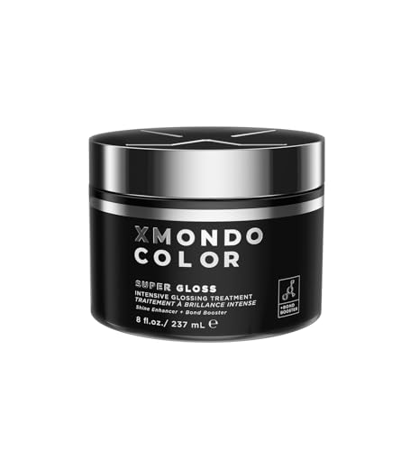 XMONDO Hair Super Gloss Intensive Glossing Treatment | Infused with Bond Booster Technology to Boost Shine & Hyaluronic Acid for Nourishment, Revitalization & Repair, Vegan Formula, 8 Fl Oz 1-Pack
