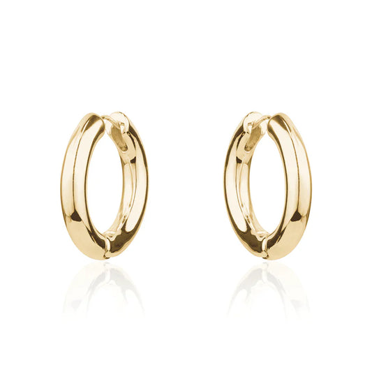 Gold Huggie Hoop Earrings