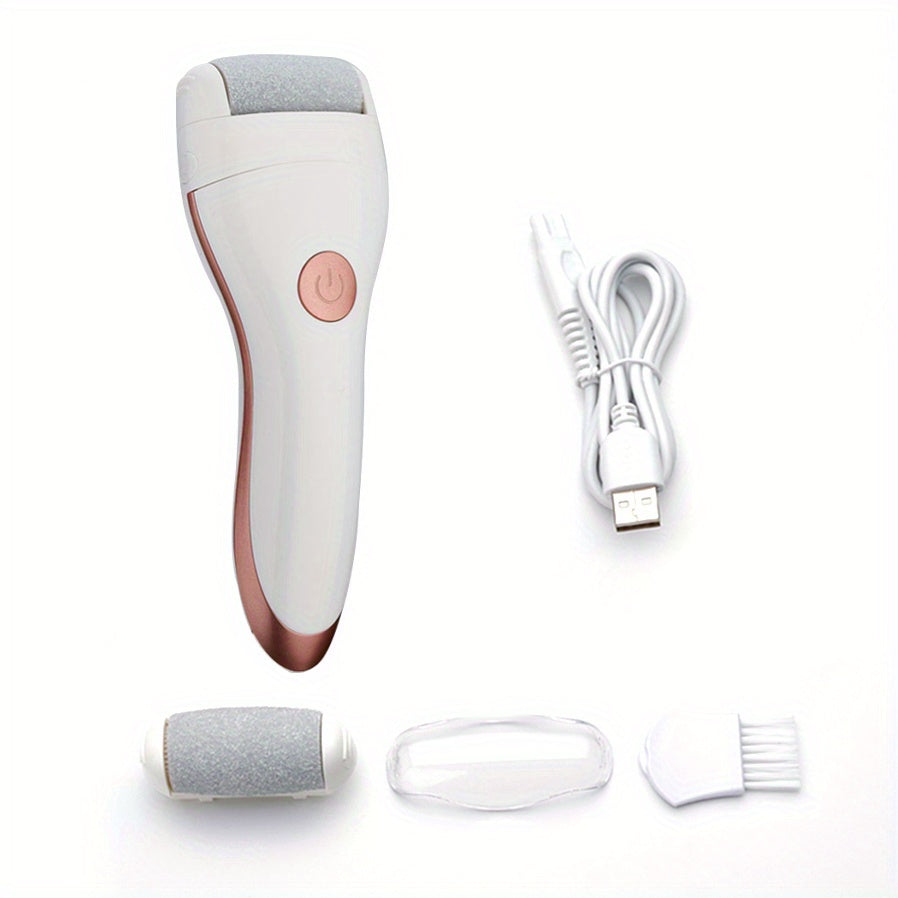 Rechargeable Electric Foot File: Professional Pedicure Tools for Callus Removal, Dead Skin Removal & Exfoliation - Perfect Gift!