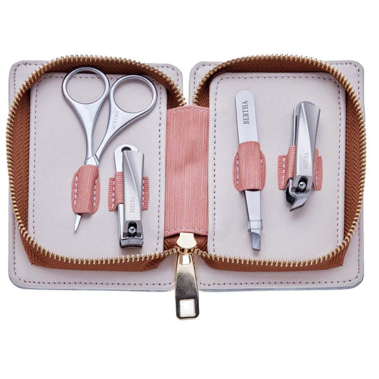 4-Piece Set: Bertha Avery Surgical Steel Groom Kit