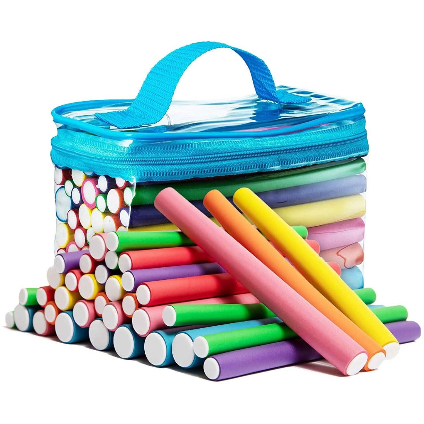 42-Pack: Tifara Beauty Salon Heatless Flexible Hair Rollers Curlers