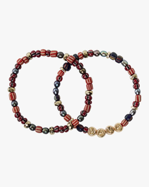 Mama Beaded Bracelet Set