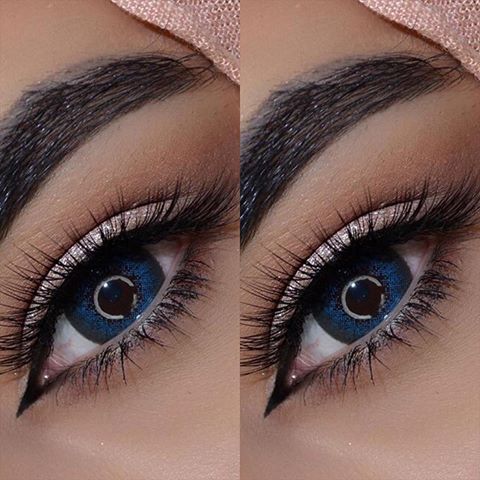 Natsumi Blue Colored Contacts