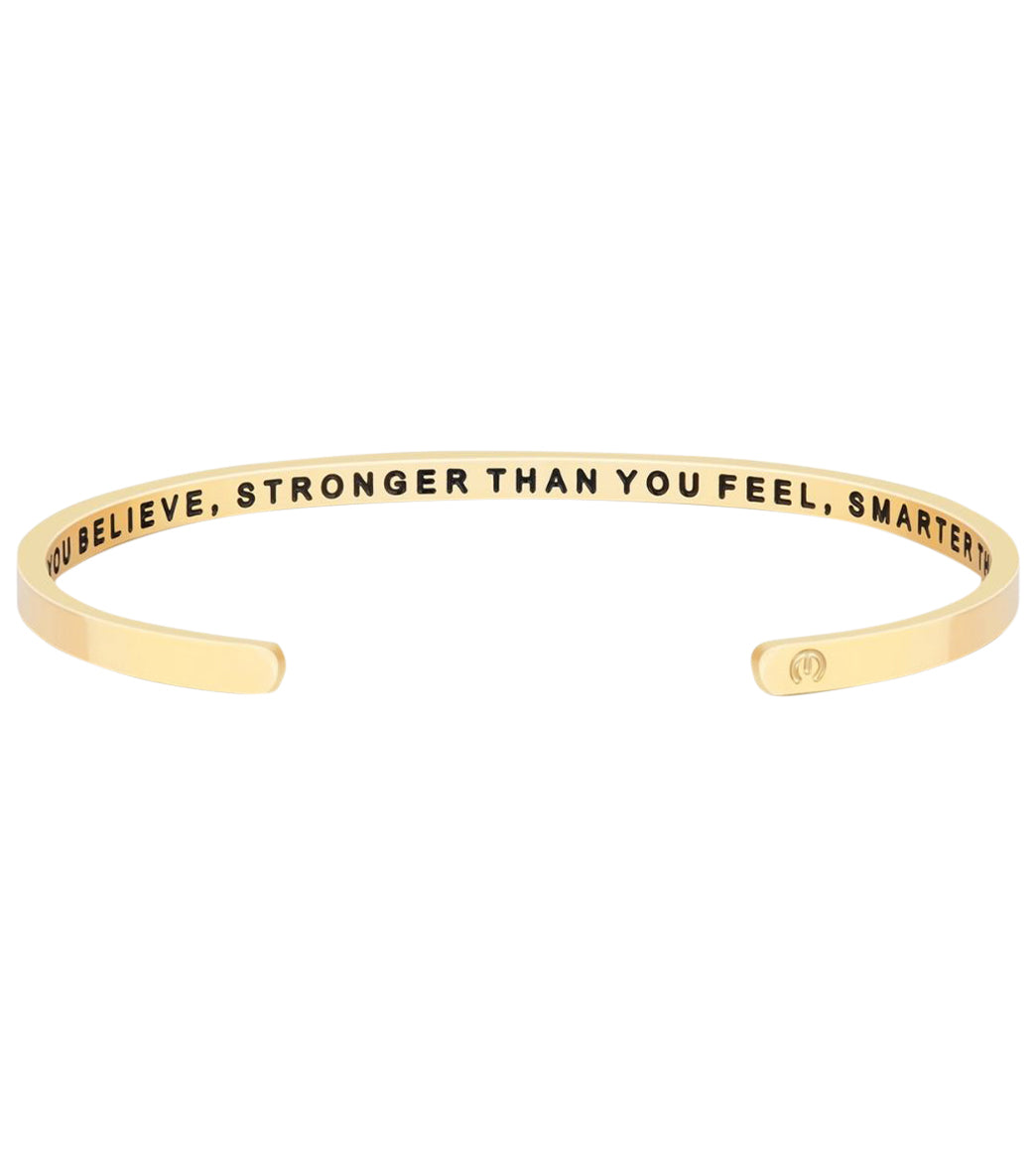 Mantraband Braver Than You Believe, Stronger Than You Feel, Smarter Than You Think Within Bracelet