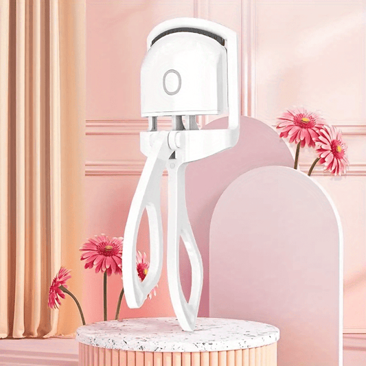 Portable Rechargeable Eyelash Curler, Heated Eyelashes, Fast Heating Makeup, Portable Bag And Easy To Put, Two Levels Can Be Adjusted
