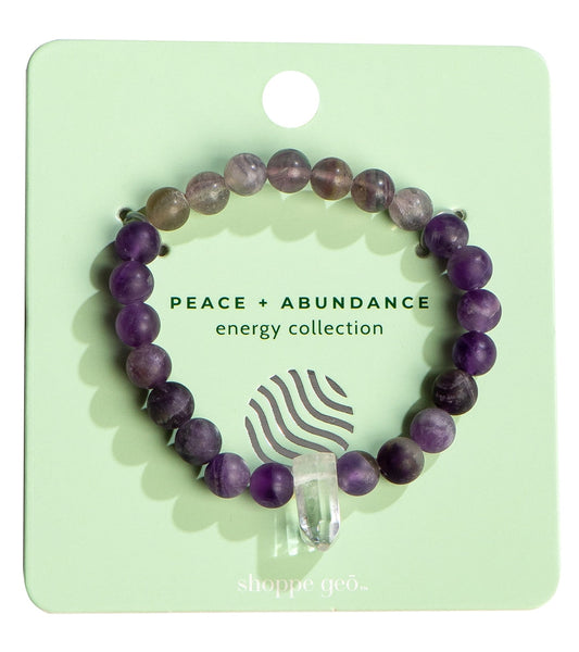 GeoCentral Peace + Abundance Bracelet