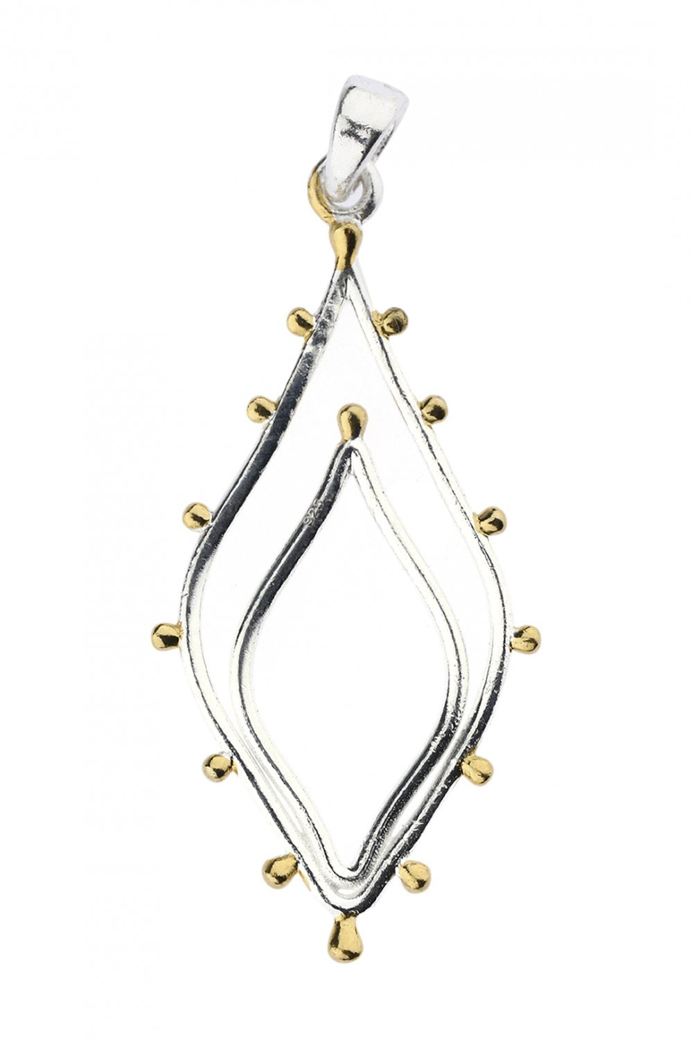 Genie .925 GP Dot Edge Pendant