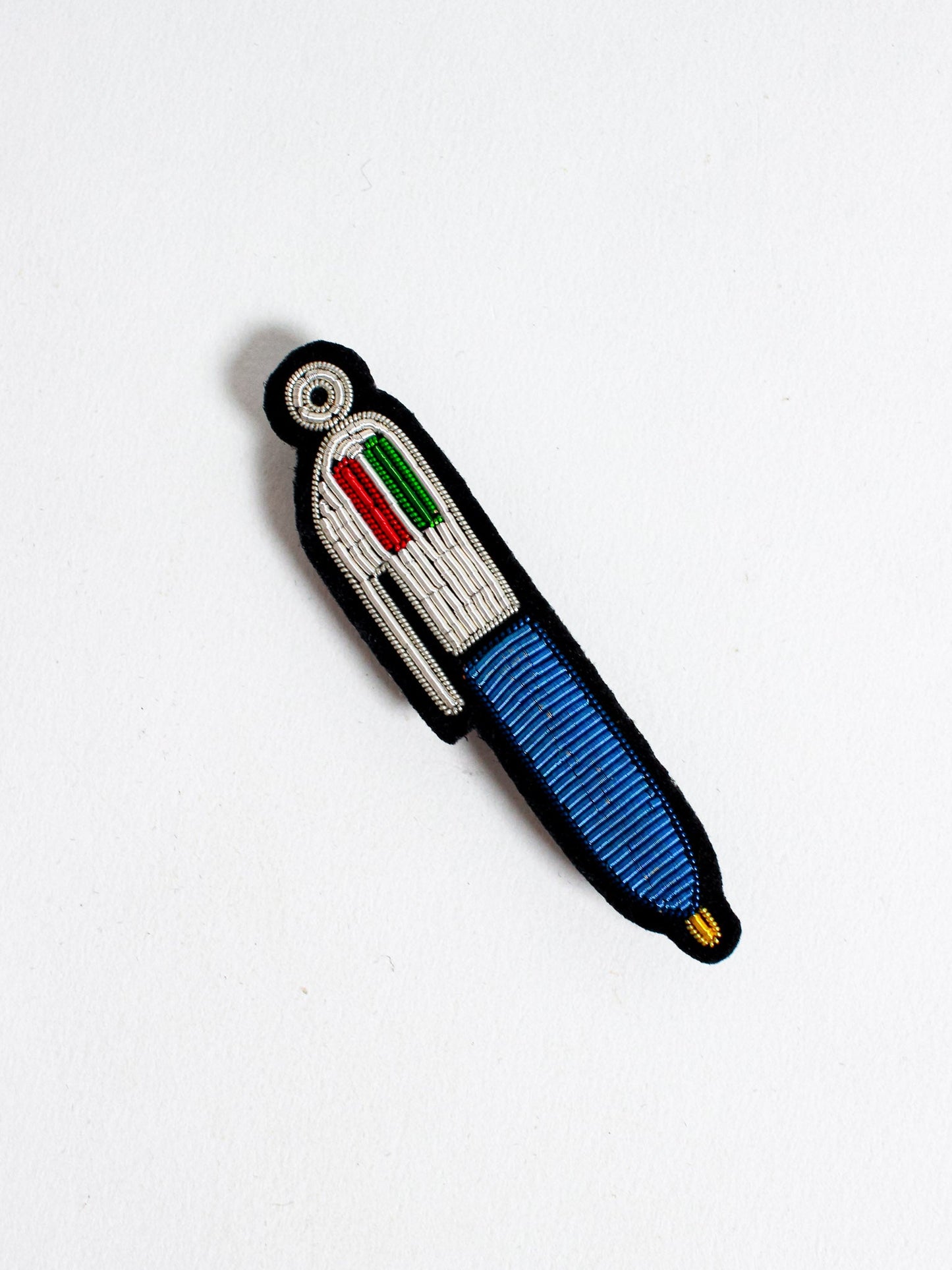 Nonsense Hand Embroidered Brooch - Macon&Lesquoy - Berte